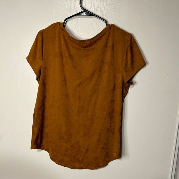 Womens Simply Vera Wang top in a warm, rich mustard Size Large - Picture 4 of 6